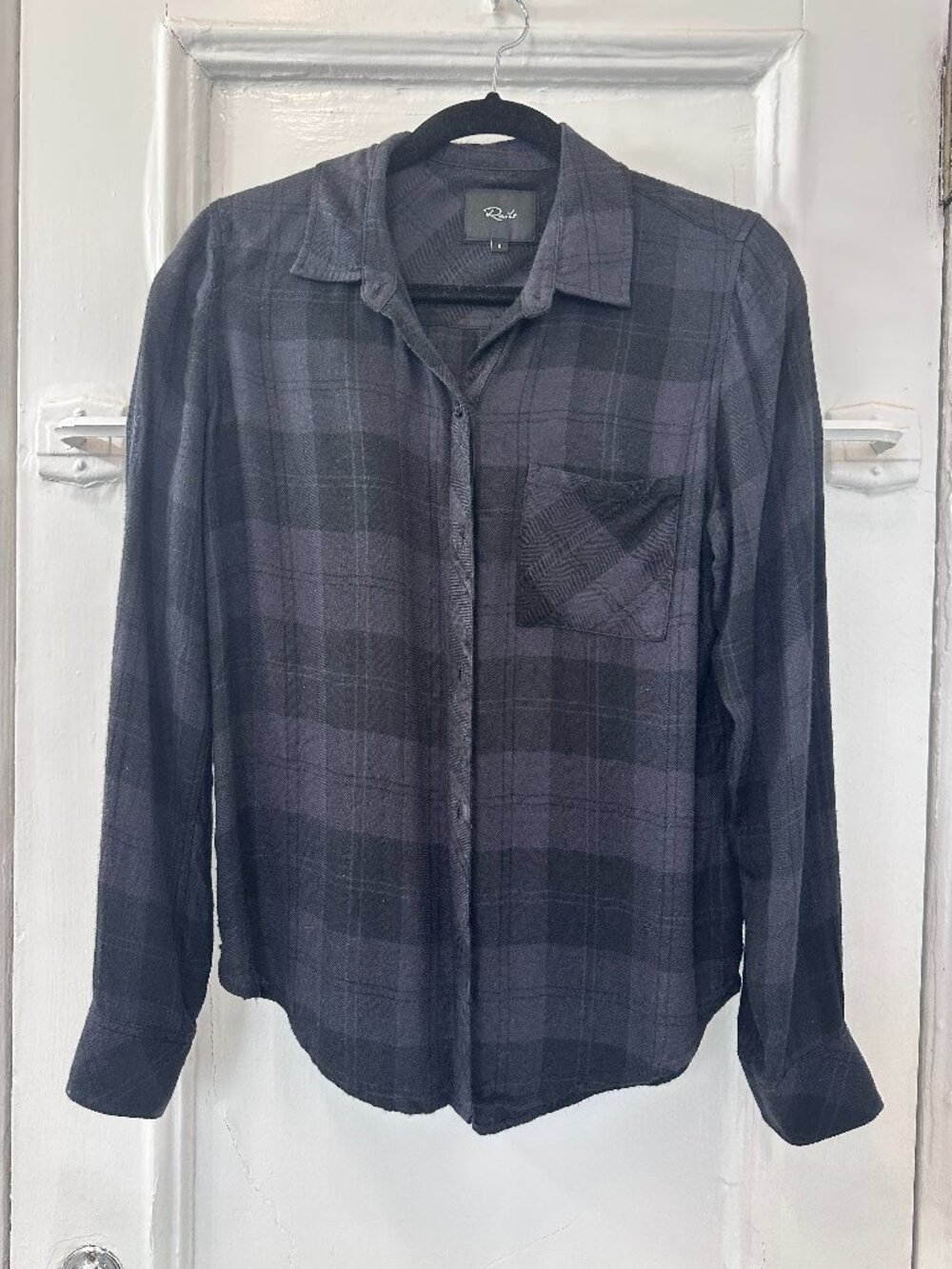 Rails Plaid Flannel Button-Down Shirt Size S